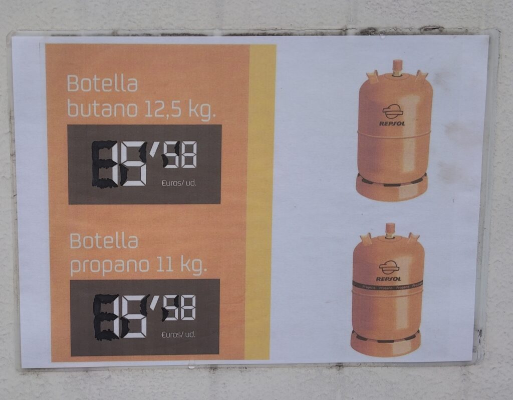 Precio butano y propano enero a marzo de 2026